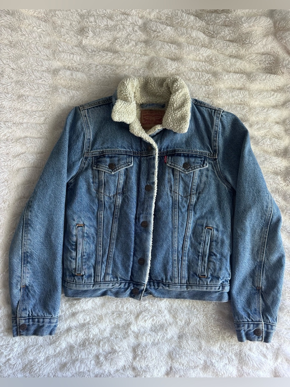 Levi’s Sherpa-lined denim jacket